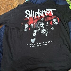 Slipknot tour shirt